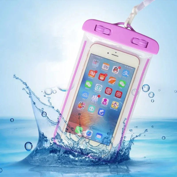 Universal Mobile Phone Transparent Waterproof Bag Three-Layer